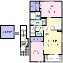 サンモール那波野の物件間取画像